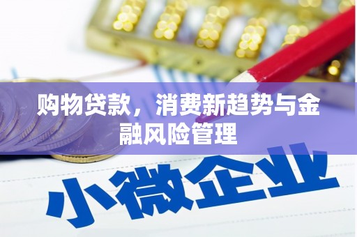 铜山购物贷款，消费新趋势与金融风险管理