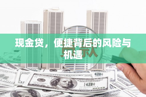 铜山现金贷，便捷背后的风险与机遇