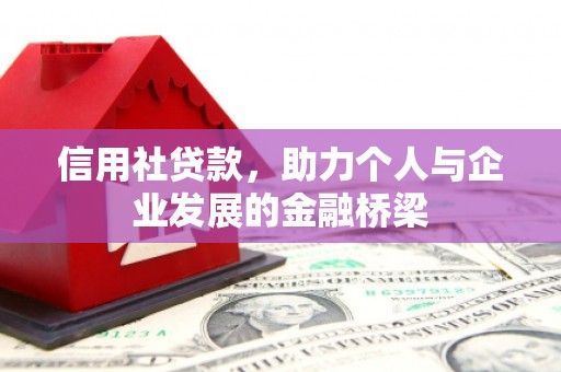 铜山信用社贷款，助力个人与企业发展的金融桥梁