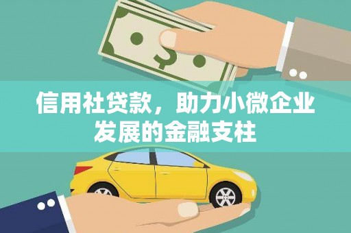铜山信用社贷款，助力小微企业发展的金融支柱