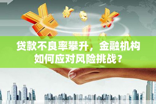 铜山贷款不良率攀升，金融机构如何应对风险挑战？