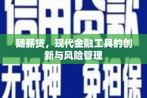 铜山随薪贷，现代金融工具的创新与风险管理