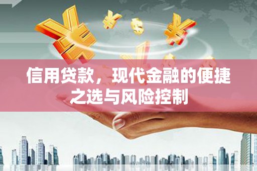 铜山信用贷款，现代金融的便捷之选与风险控制