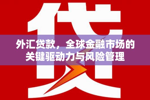 铜山外汇贷款，全球金融市场的关键驱动力与风险管理