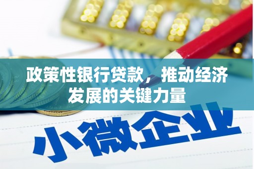 铜山政策性银行贷款，推动经济发展的关键力量