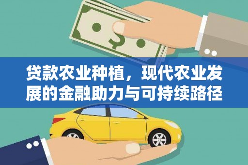 铜山贷款农业种植，现代农业发展的金融助力与可持续路径