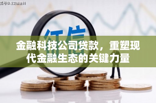 铜山金融科技公司贷款，重塑现代金融生态的关键力量