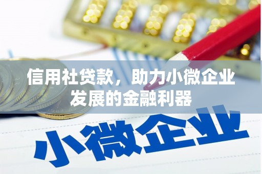 铜山信用社贷款，助力小微企业发展的金融利器