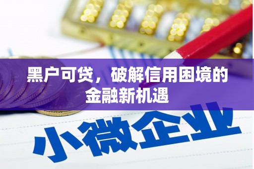 铜山黑户可贷，破解信用困境的金融新机遇