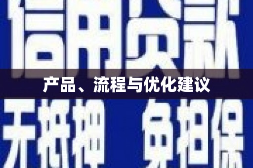 铜山产品、流程与优化建议