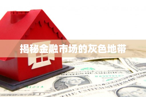 铜山揭秘金融市场的灰色地带